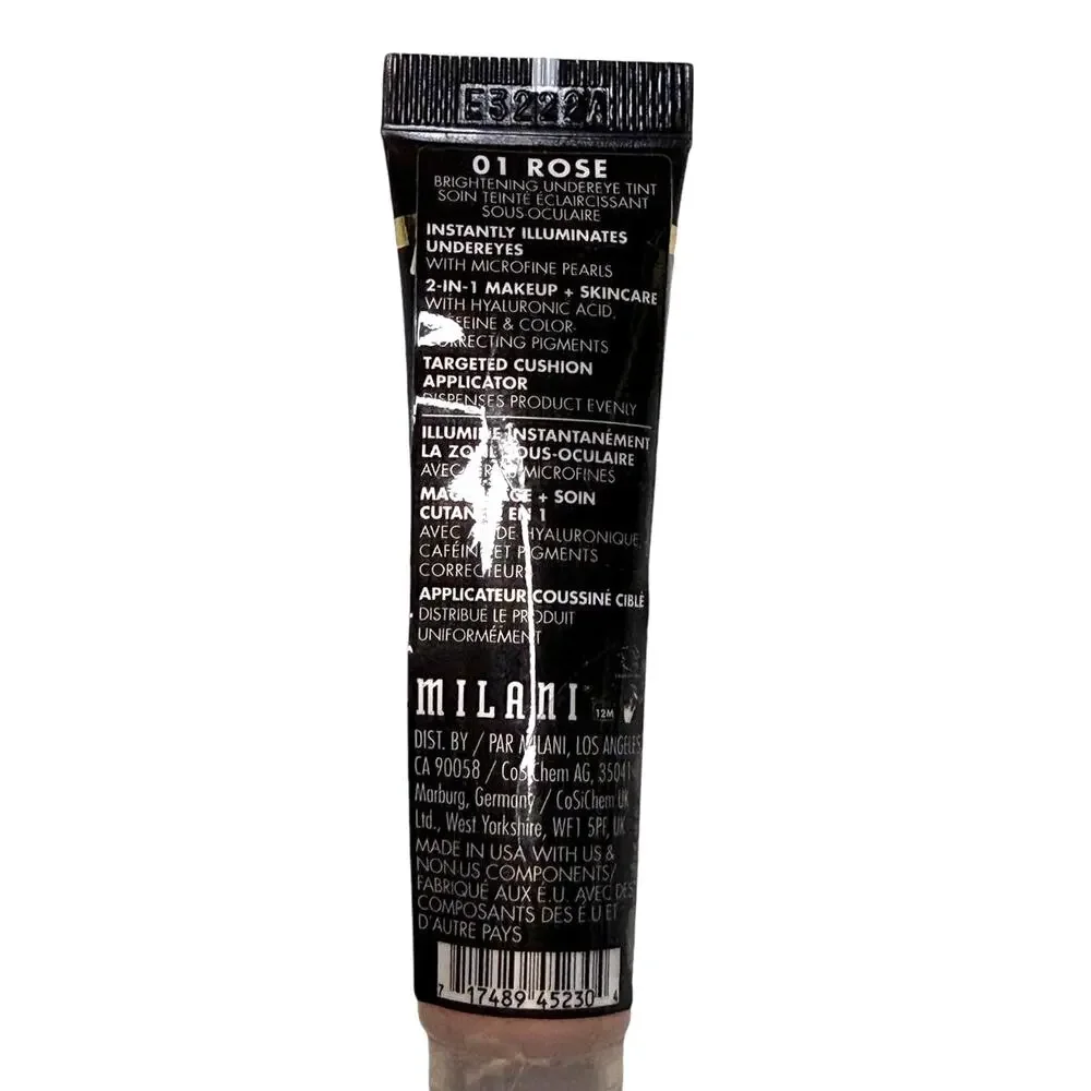Milani Conceal & Perfect Face Lift Collection Undereye Brightener 01 Rose .2FLOZ